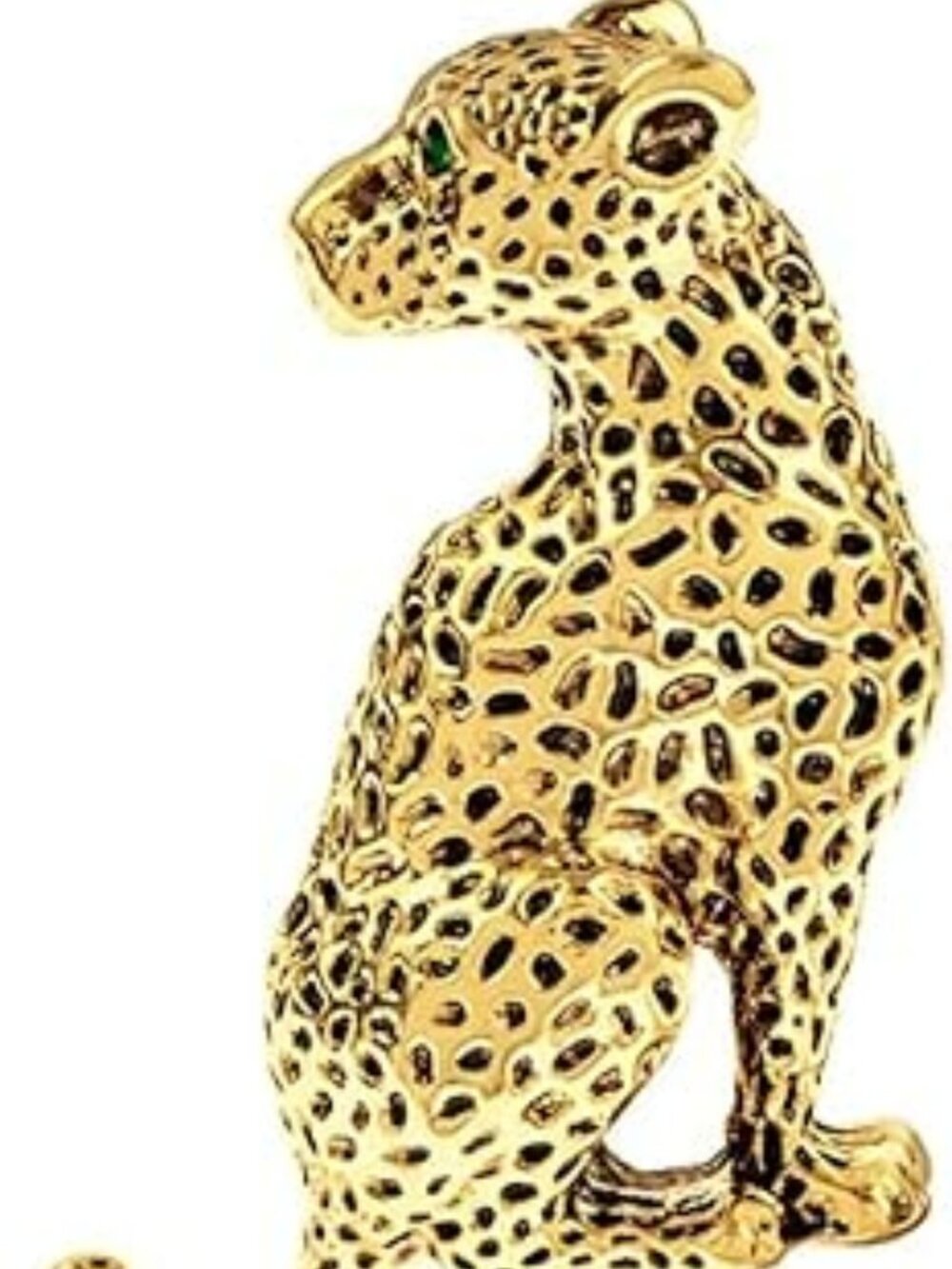 Vintage Look Leopard Lapel Brooch Pin Cheetah Panther Cougar‎
